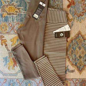 Bundle of 2 NWT Glyder leggings - size medium - Trendy Mocha Brown colors